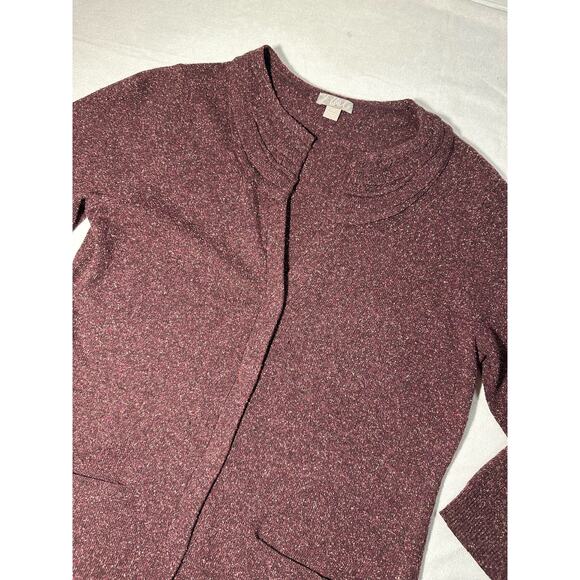 Ann Taylor Woman’s Cardigan Red Wool Blend Size XS - Picture 3 of 7